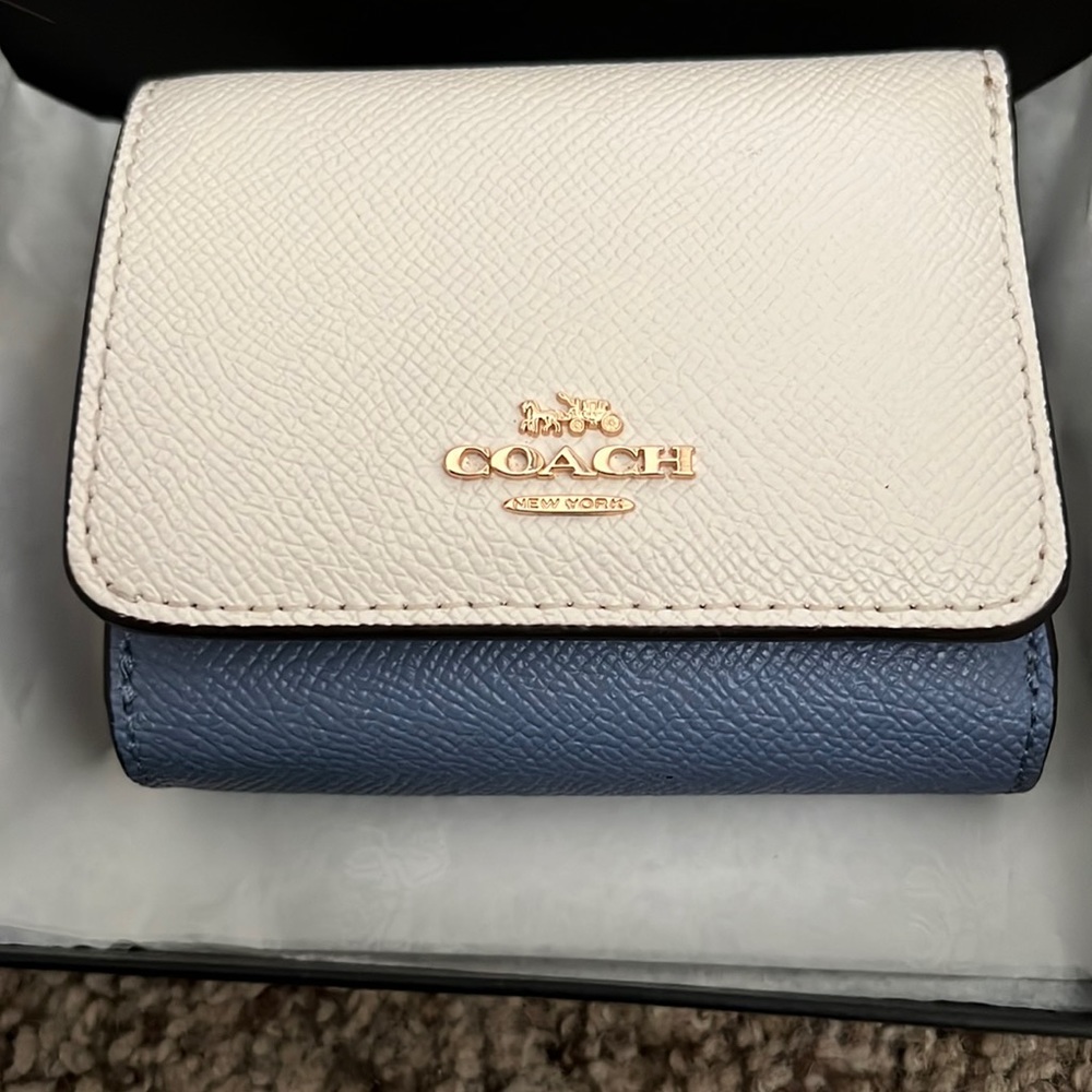 Coach trifold wallet